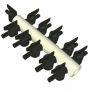 Luchtverdeler 9mm 11 uitgangen met kraan