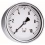 Manometer stalen kast 63 mm achteraansluiting 1/4