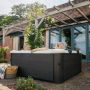 MSpa Oslo Plus frame spa 6 personen buiten