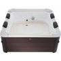 MSpa Oslo Plus frame spa 6 personen binnenkant