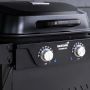 Mustang Franklin elektrische bbq 2,3 kW bedieningsknoppen