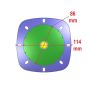 No(t)mad led-wit zwembadlamp | lichtblauw afmetingen