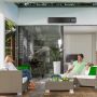 Practo Garden Hermes terrasverwarmer hangend binnen