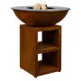 Quoco Piatto Large Corten zijaanzicht links