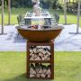 Quoco Piatto Large Corten klaar voor gebruik