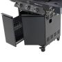 Rösle gas bbq Videro Pro G3-S Vario+ kast open