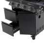 Rösle gas bbq Videro Pro G4-S Vario+ kast open