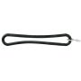 Rubberring zwart 25 cm met S-haak