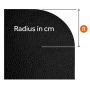 Spa cover 218 x 218 cm – radius 18 cm Weathershield grey