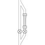 Stübbe Doorstroommeter (Flowmeter) 63mm toepassing 2