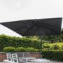 Sun Garden parasol Olefin antraciet 300 x 300 cm sfeerbeeld