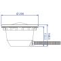 BWT Zwembadverlichting LED kleur 16 Watt | zwarte behuizing