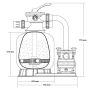 PSH BT 400 filterset | micro-50 afmeting