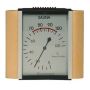 Thermometer vierkant hout 115x125 mm
