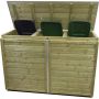Lutra Tuinkast TRIO voor 3 klikos van 240 liter
