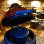 Valhal Dutch Oven gietijzer 8 liter gesloten in gebruik in een kamado