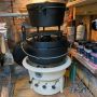 Valhal Dutch Oven gietijzer 8 liter verschillende opstellingen