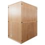 Vapeur ZEN binnensauna 153 x 110 x 190 cm achterkant