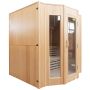 Vapeur ZEN Finse sauna 198 x 174 x 200 cm zijaanzicht