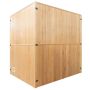 Vapeur ZEN Finse sauna 198 x 174 x 200 cm zijaanzicht
