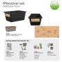 Velda Orbis mini-vijver set met waterval 76 x 46 cm startset