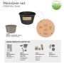 Velda Orbis mini-vijver set met waterval Ø 66 cm startset