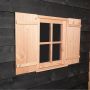 Volente tuinberging Willem 381 x 196 x 208 cm, met een raam.