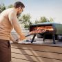 Witt Etna Control gas pizza oven Ø 41 cm Groen pizza klaar 