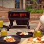 Witt Piccolo gas pizza oven Ø 33 cm Mat Zwart sfeerfoto
