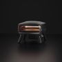 Witt Piccolo gas pizza oven Ø 33 cm Mat Zwart achtergrond zwart