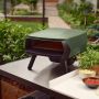 Witt Piccolo gas pizza oven Ø 41 cm Mat Groen in gebruik