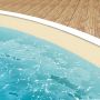 Zwembadliner ovaal zand voor overhangprofiel | 525 x 320 x 120 cm (0,8 mm)