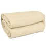 Zwembadliner ovaal zand voor overhangprofiel 700 x 350 x 150 cm (0,8 mm) opgevouwd.