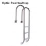 Metalen zwembad rond Ø 460 x 120 cm zwembadtrap