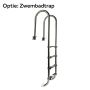 Metalen zwembad ovaal 700 x 350 x 150 cm Zwembadtrap