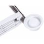 Zwembadtrap RVS - Basic, 3 treden AISI 304 stootdop