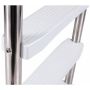 Zwembadtrap RVS - Basic, 3 treden AISI 304 kunststof antisliptreden
