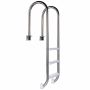 Zwembadtrap RVS Curvo - Basic, 3 treden AISI 304