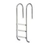 Zwembadtrap RVS curvo, 3 treden, AISI 316