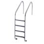 Zwembadtrap RVS standaard, 4 treden, AISI 316