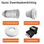 Metalen zwembad ovaal 700 x 350 x 150 cm Zwembadverlichting