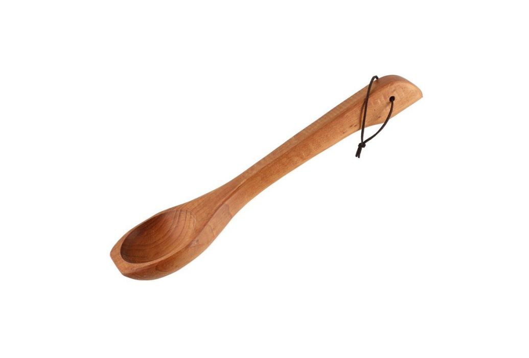 4Living donker houten sauna lepel liggend