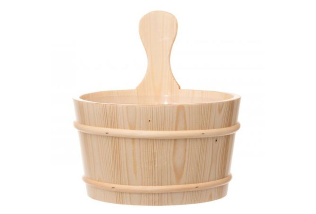 4Living houten sauna emmer 4 liter 
