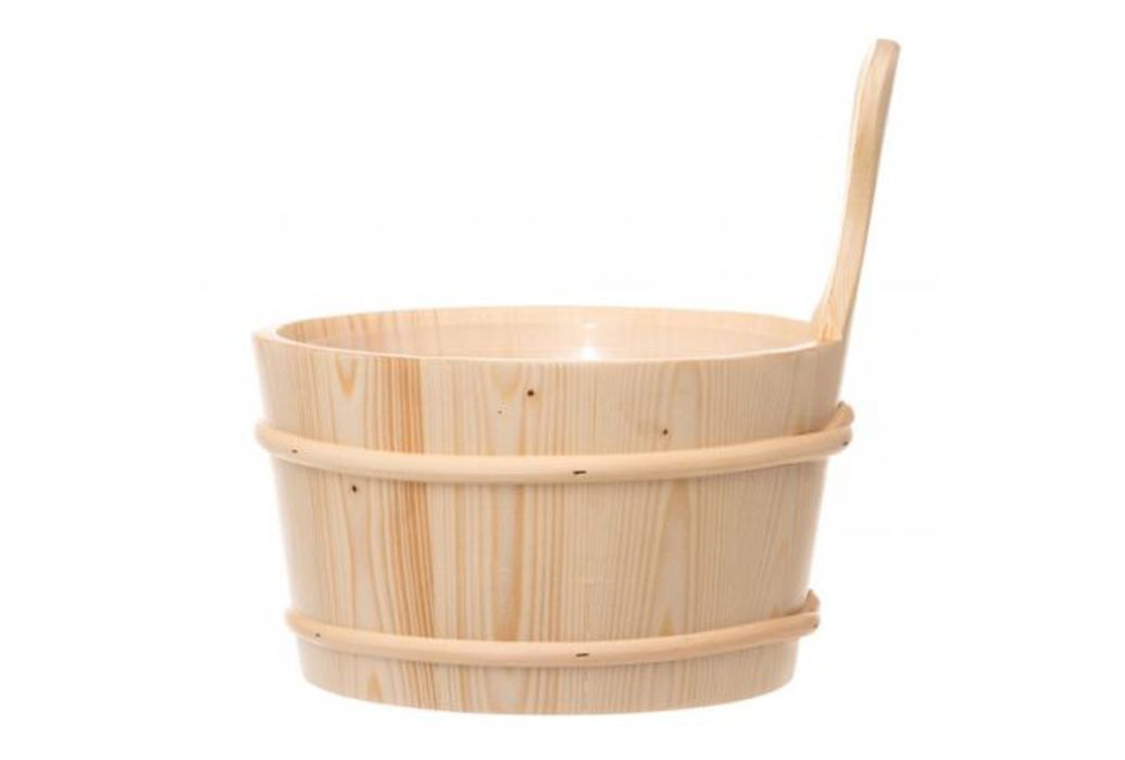 4Living houten sauna emmer 4 liter 