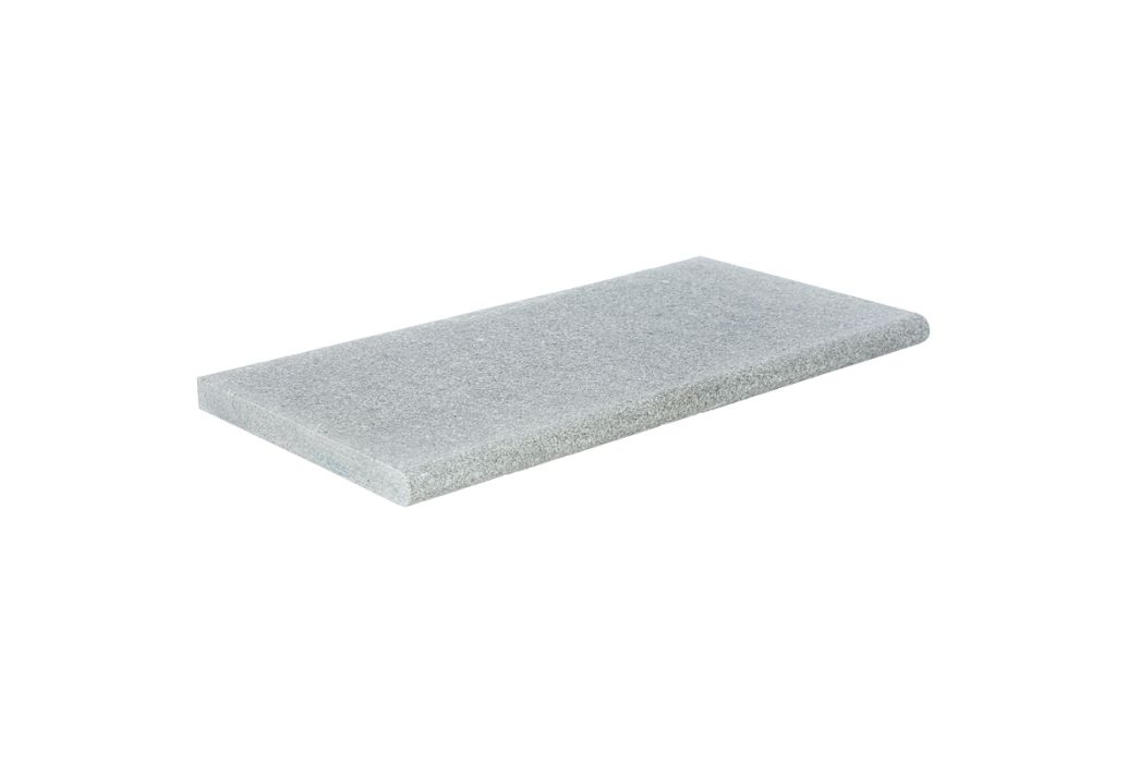 Randtegel set Kiruna voor ovaal zwembad Diamond Grey straight