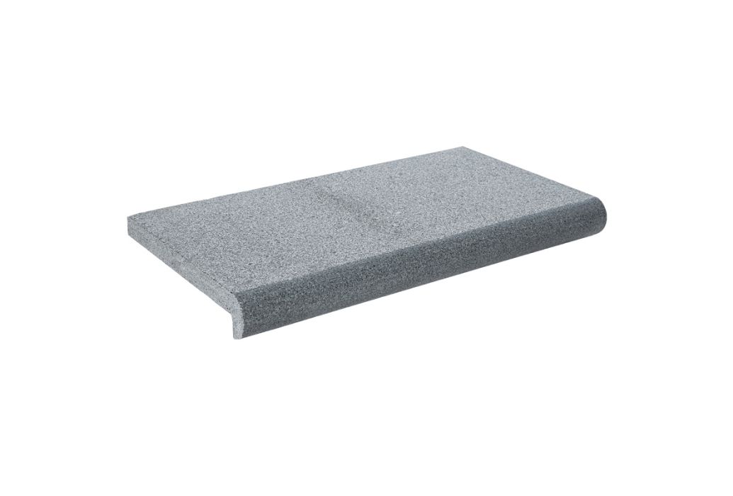 Randtegel set Napoli voor ovaal zwembad Mountain Grey straight
