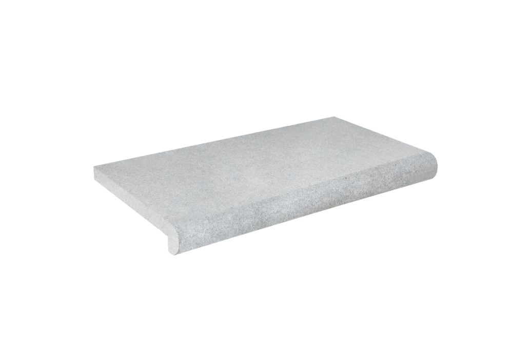 Randtegel set Napoli voor ovaal zwembad Diamond Grey straight 