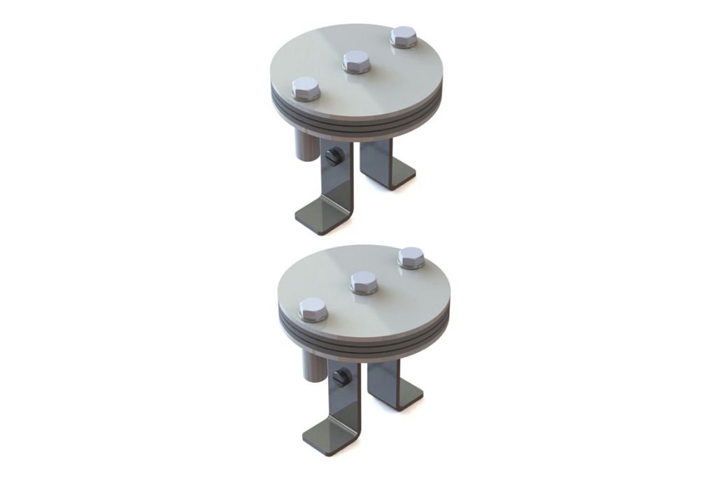 Aardingsset voor RVS AISI 304 trap folie