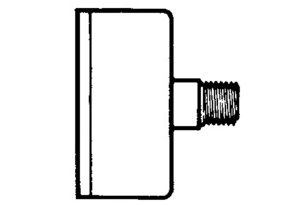 Splash-X Manometer Ø63mm RVS kast 1/4