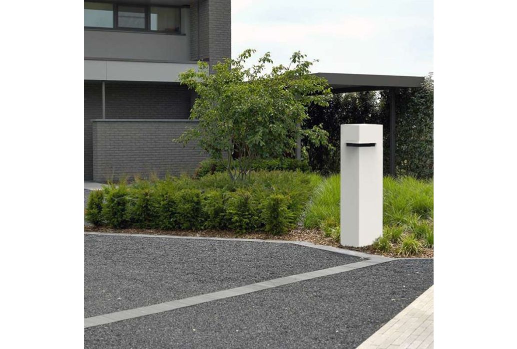 ADEZZ Aluminium brievenbus Ivar 35 x 35 x 120 cm buiten